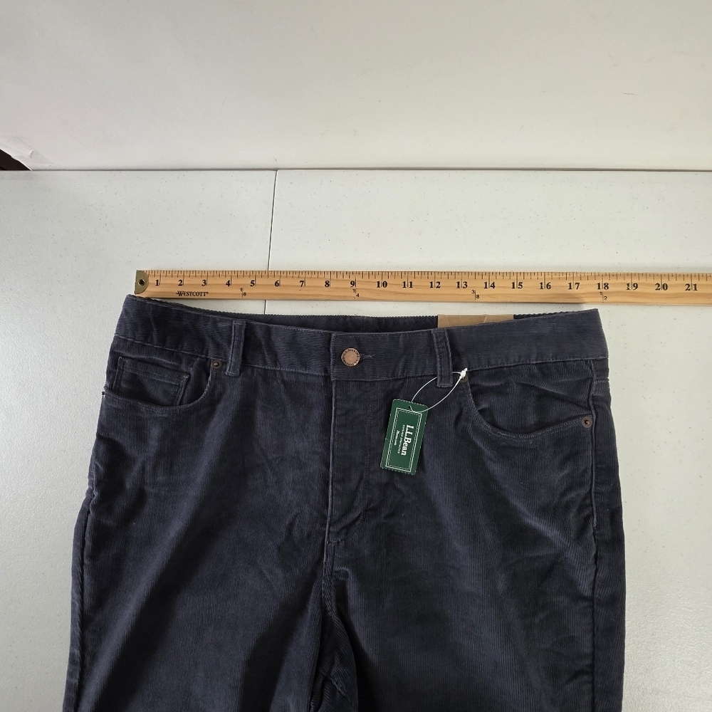 L.L. Bean Women's Casco Corduroy Pants‎ Size 14 Straight Leg Favorite Fit NEW - Picture 5 of 14